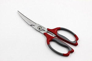 Kéo cắt cao cấp Nikken Mate  25cm lưỡi bằng thép không gỉ dễ dàng cắt gà/ cắt thịt - xuất xứ Nhật Bản