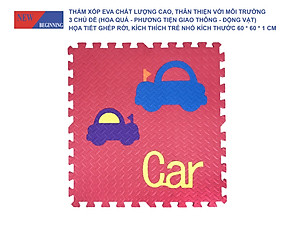Tấm thảm chơi xếp hình EVA xếp hình lồng vào nhau thân thiện với môi trường dành cho trẻ em để tập bò.