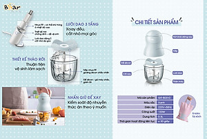 Máy xay ăn dặm 0.3L Bear QSJ-A01F2 (GR-B03V2) Hàng chính hãng
