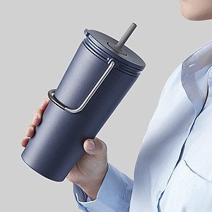 Bình giữ nhiệt có ống hút Lock&Lock Bucket Tumbler with Straw LHC4268 540ml