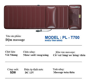 Đệm Massage Toàn Thân aYosun PL - T700Premium