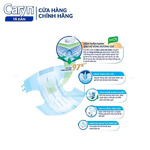Tã Dán Siêu Thấm Caryn Gói Siêu Lớn M20 (20 Miếng)