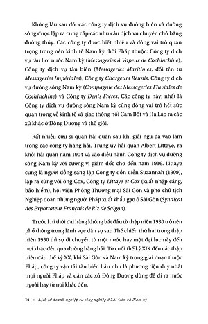 Sách Lịch Sử Doang Nghiệp Và Công Nghiệp Ở Sài Gòn Và Nam Kỳ Từ Giữa Thế Kỷ Xix Đến Năm 1945