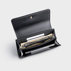 Ví Yuumy ( Thời trang nữ kiểu cầm tay dáng dài basic - Ví da Seasand YV86 )