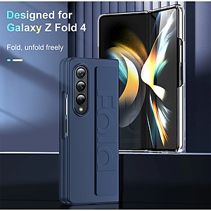 Ốp lưng chống sốc đeo tay cho Samsung Galaxy Z Fold 3 / Z Fold 4 / Fold 5 Fold 6 5G có đai đeo hand trap chống rơi rớt hiệu HOTCASE Luxury Silicone Wristband Case - chất liệu cao cấp, thiết kế thời trang sang trọng có đai đeo tay an toàn - Hàng nhập khẩu