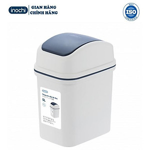 Thùng Rác Thông Minh,Nhựa Nắp Lật Inochi 5Lít Rất Đẹp Làm Sọt Rác Văn Phòng, Khách Sạn, Đựng Rác Gia Đình THRNL05