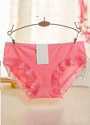Set 10 quần lót nữ cotton viền ren màu ngẫu nhiên-Modal 08