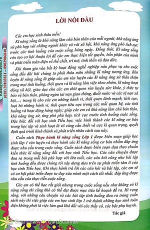 Sách Thực Hành Kĩ Năng Sống Lớp 1