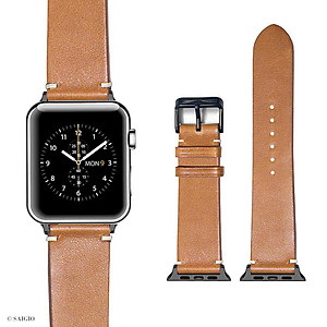 Dây Đeo Apple Watch 49mm 45mm 44mm 42mm, Chất Liệu Da Bò Cao Cấp, Phong Cách Vintage Hoài Cổ, Tương Thích Các Phiên Bản Series Ultra2/Ultra/SE2/SE/10/9/8/7/6/5/4/3/2/1