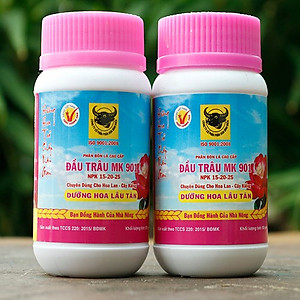 Phân bón đầu trâu MK 901 NPK chuyên cho Lan và hoa kiểng giúp ra nhiều hoa đẹp lâu tàn (400g)