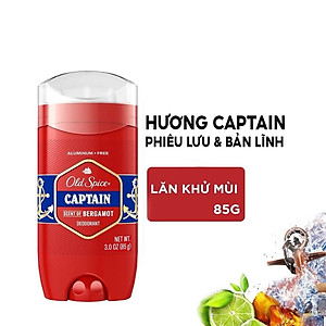 Sáp Khử Mùi Old Spice Captain Scent Of Bergamot Deodorant 85g