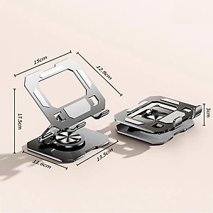 Giá Đỡ Cho Ipad, Điện Thoại Xoay 360 Độ Phiên Bản Cao Cấp Hợp Kim Nhôm- Hàng nhập khẩu 