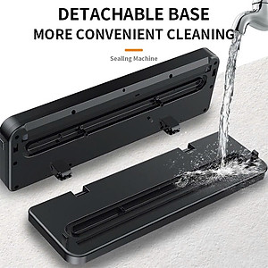 Máy Hút Chân Không ALIZZ Hoàn Toàn Tự Động Máy Đóng Gói Thực Phẩm Khử Trùng Bằng Tia Cực Tím Máy Niêm Phong Thực Phẩm Tặng Kèm 10 Túi Hút PaKaSa - Hàng chính hãng