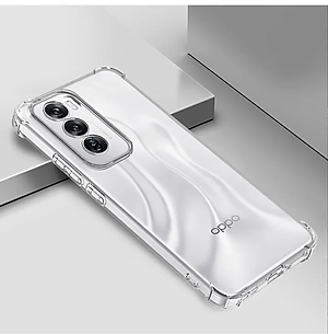 Ốp lưng dành cho OPPO Reno 12 5G dẻo trong chống sốc bảo vệ camera - Hàng chính hãng