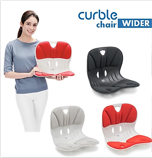 [Hàng chính hãng] Ghế chỉnh dáng ngồi đúng - Curble Wider_Premium Model Hàn Quốc (Made in Korea). Phù hợp mọi đối tượng (Free Size)