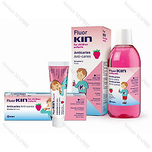 Nước Súc Miệng FLUOR KIN CHILDREN INFANTIL Ngừa Sâu Răng Trẻ Em Trên 5 Tuổi 500ml