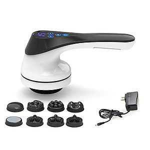 Máy massage bụng cầm tay 8 đầu pin sạc Puli PL-665DC thế hệ mới