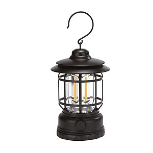 Đèn Cắm Trại, Đèn Camping Phong Cách Cổ Điển, Đèn Pin Sạc Tích Điện USB, Đèn Măng Xông - Hàng Nhập Khẩu