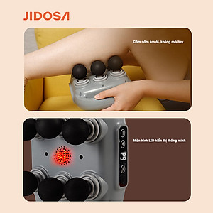 Máy Massage Cầm Tay JIDOSA 16 Đầu  -  8 đầu - 6 đầu Giảm Đau Cơ Sâu, Động Cơ Êm, Pin Lâu, 9 Chế Độ Bảo hành 12 tháng Chính Hãng