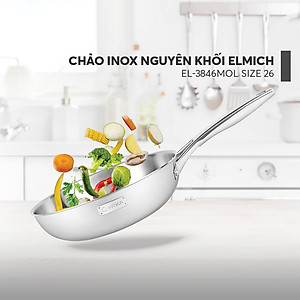 Chảo Inox nguyên khối Elmich Trimax EL 3846 MOL size 26cm