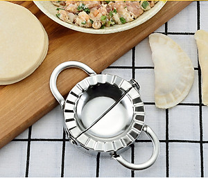 Khuôn làm bánh há cảo - Khuôn làm bánh xếp có thể dùng làm khuôn bánh bộc lọc chất liệu inox bền đẹp cao cấp - Hàng chính hãng