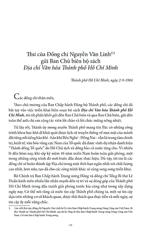 Sách Địa Chí Văn Hóa Thành Phố Hồ Chí Minh Tập 1 - Lịch Sử