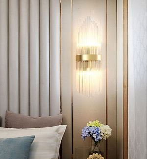 Đèn tường ZUDAN pha lê kiểu dáng độc đáo, trang trí nội thất sang trọng.