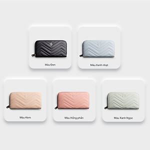 Ví Yuumy (  Thời trang nữ kiểu cầm tay dáng dài - Ví da Seasand YV72 )
