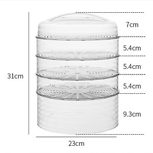 Lồng Bàn Đậy Thức Ăn, Giữ Nhiệt Thực Phẩm Đa Tầng Bằng Nhựa  PP Cao Cấp - Hàng Loại 1 - Chính Hãng MINIIN