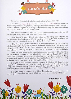 Vui Học Viết Văn Lớp 2 - Tập 2 (Bộ Sách Chân Trời Sáng Tạo)