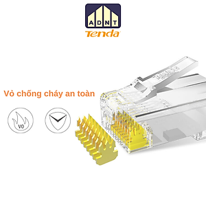 Hạt mạng kết nối cáp internet mạ đồng TEH5E010 Tenda hàng chính hãng