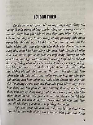Pháp Luật Về Hợp Đồng Theo Mẫu Theo Quy Định Của Pháp Luật Hiện Hành