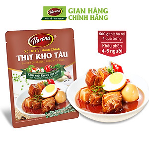 Xốt Gia Vị Hoàn Chỉnh Barona - Thịt Kho Tàu 80g