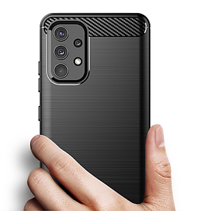 Ốp lưng chống sốc Vân Sợi Carbon cho Samsung Galaxy A32 4G - Hàng Nhập Khẩu