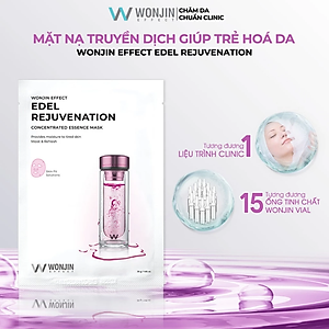 Combo 10 Mặt Nạ Truyền Dịch Nâng Cơ Trẻ Hóa Da WonJin Effect Edel Rejuvenation Mask 30g
