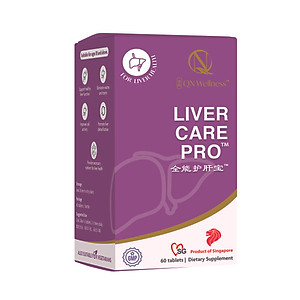 Viên Uống Bổ Sung Liver-Care Pro QN Wellness Chuyên Hỗ Trợ Phục Hồi & Bảo Vệ Gan, Điều Chỉnh Mức Độ Canxi Tế Bào, Cung Cấp Máu Cho Tim Mạch - Hộp 60 Viên
