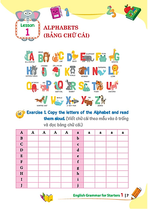 Sách - Combo 2c - English grammar for starters (có đáp án) - trọn bộ