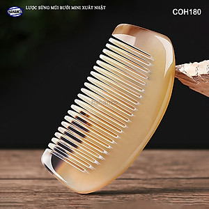 Lược sừng múi bưởi mini xuất Nhật (Size: XS - 9cm) COH180 - Chăm sóc tóc
