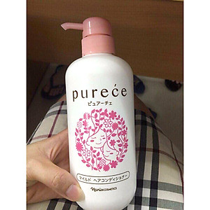 Dầu xả Naris Purece Mild Hair Conditioner Nhật Bản 550ml + Móc khóa