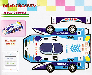 Sách Cắt Và Dán Hình 3D - Bé Khéo Tay - Khu Hứng Thú