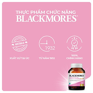 Vitamin Tổng Hợp Cho Bà Bầu và Mẹ Cho Con Bú Blackmores Pregnancy & Breast-Feeding Gold Lọ 60 Viên