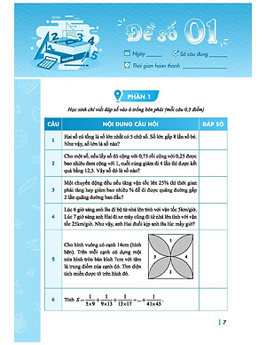Sách Chinh Phục Đề Thi Vào Lớp 6 Trường THCS Chất Lượng Cao Môn Toán