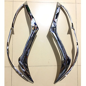 Ốp Viền Đèn Pha Hậu Mạ Crom Cho Xe Ô Tô - Fortuner 2012-2016