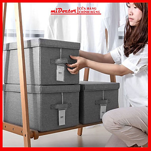 Hộp Đựng Đồ Đa Năng TD1 – Túi Vải Đựng Quần Áo Chăn Màn Phong Cách Thụy Điển Sang Trọng, Lịch Sự – Hàng Chính Hãng