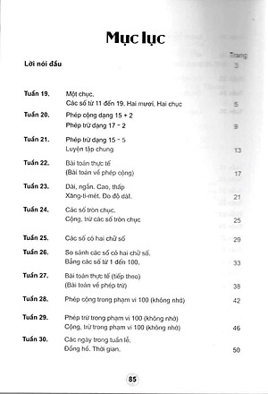 Sách Bài Tập Toán 1 - Tập 2 (Hai Buổi Trong Ngày)