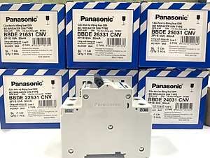 CB chống giật Panasonic RCBO 2P1E 16A-20A-25A-32A-40A-50A-63A - Hàng chính hãng
