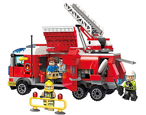  Đồ chơi lắp ráp mô hình Xe cứu hỏa có thang - Fire command truck 