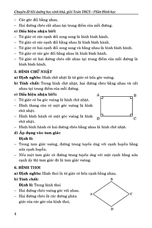Sách Chuyên đề Bồi dưỡng học sinh khá giỏi Toán THCS phần Hình học