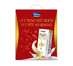 COMBO 24 Hộp Sữa Tươi Tiệt Trùng Chứa Tổ Yến Vinamilk - Lốc 4 Hộp 180ml