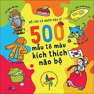 Sách 500 Mẫu Tô Màu Kích Thích Não Bộ